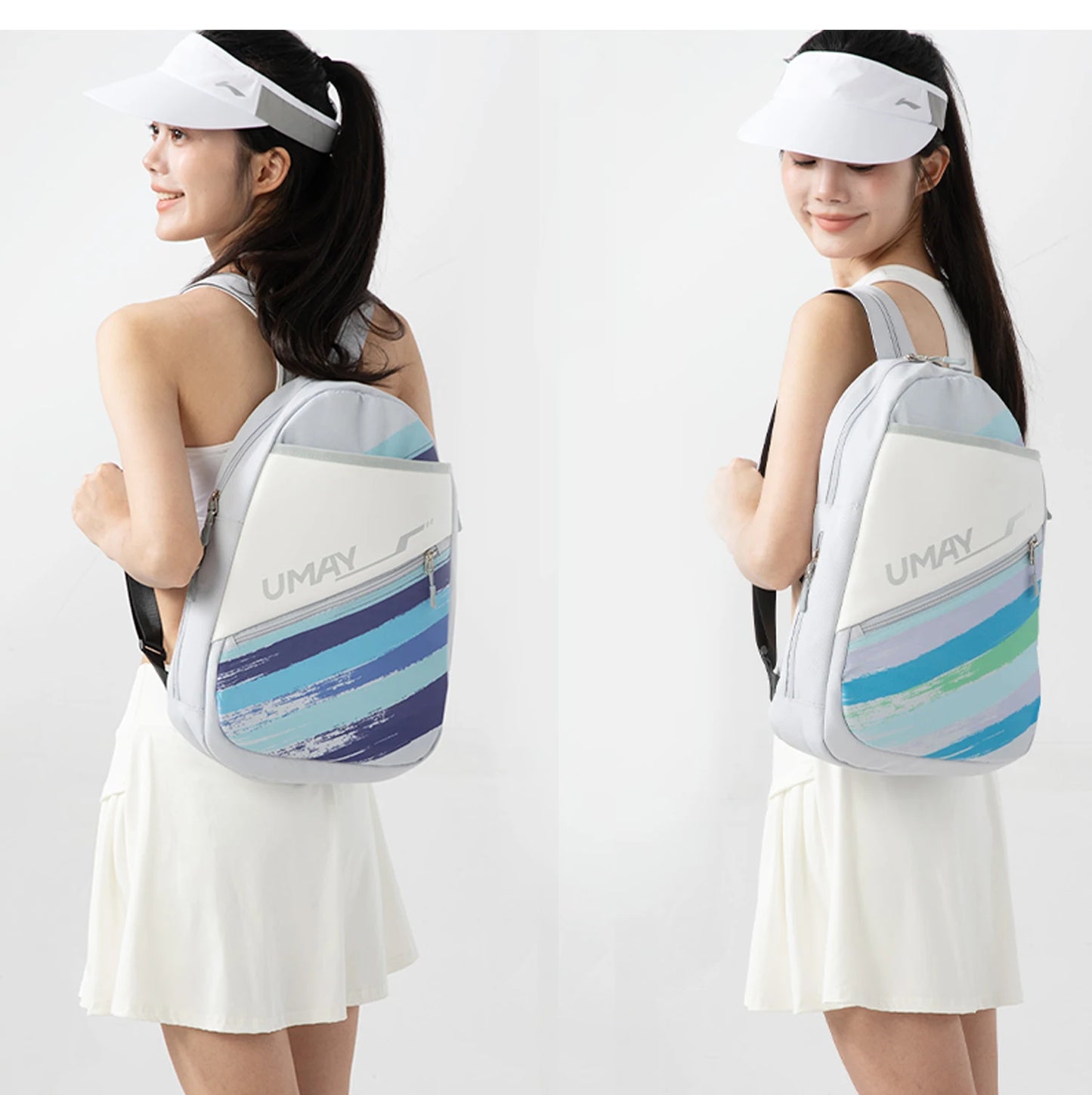 Professional Badminton Racket Bag, Backpack, Unisex Sports Bag, Single Shoulder, Large Capacity Kid Backpack, Tennis Racket Bag