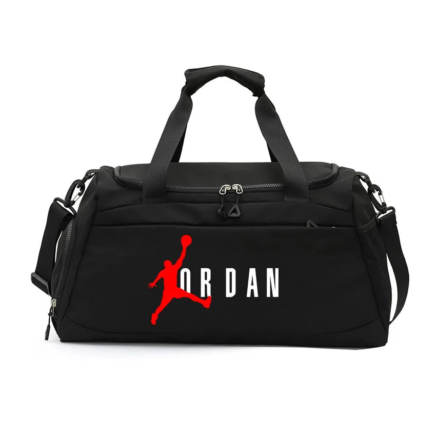 Dry Wet Separation Bags Basketball Yoga Sports Shoulder Handbags Waterproof Multifunctional Swimming  JOR Letter Printed Bag