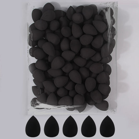 Multi-specification best-selling black makeup sponge beauty egg set, high resilience and no powder sticking facial makeup tools