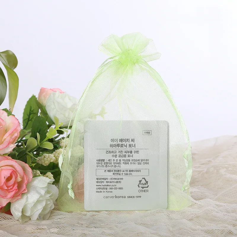 Wholesale Packaging Bags 10/50pcs Organza Gift Bags Wedding Party Decoration White Engagement Gift Bag Pouch 7x9 10x15cm 50%