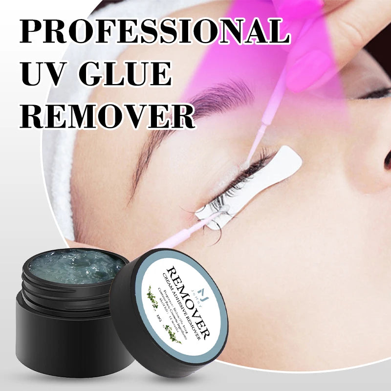15g Eyelash Glue Lash Extensions UV Glue Remover Cream Professional Makeup Tools Lash Glue Remover Cream UV Eyelash Extension