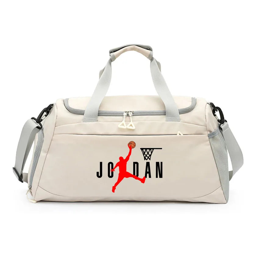 Dry Wet Separation Bags Basketball Yoga Sports Shoulder Handbags Waterproof Multifunctional Swimming  JOR Letter Printed Bag