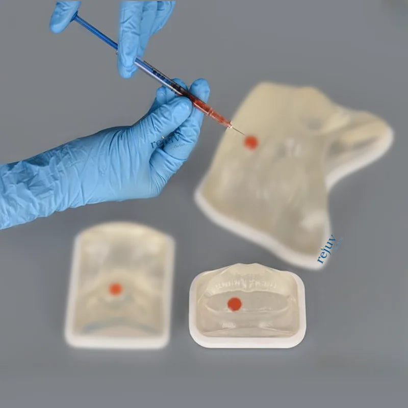 Transparent Lip Filler Injection Mannequin Tattoo Practice Lips Makeup Practice Realistic Stimulated Lip Model