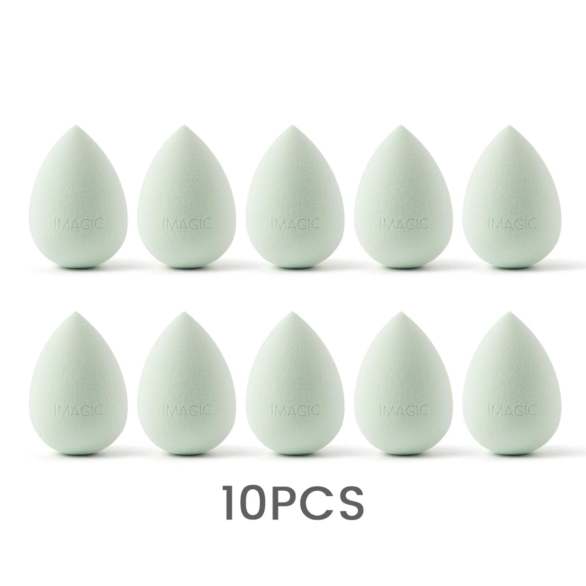 IMAGIC 10PCS/KIT Makeup Sponge Soft For Foundation Concealer Cream Wholesale Healthy Latex Smooth Wet And Dry Women Makeup Tool