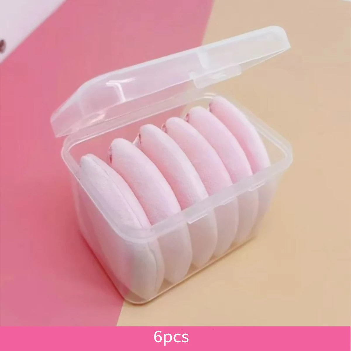 Flocked Cushion Makeup Puff Suitable For Dry And Wet Use Flawless Skin-Friendly Setting Puff for Pressed Powder and Loose Powder