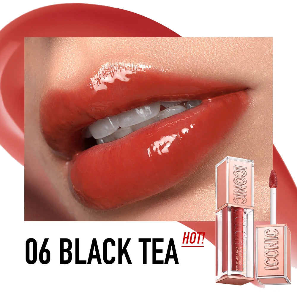 O.TWO.O Lip Gloss Lip Tint Glow Lightweight Hydrating Moisturizing Non-Sticky Long Lasting Plump Red High-shine Lip Glaze Makeup