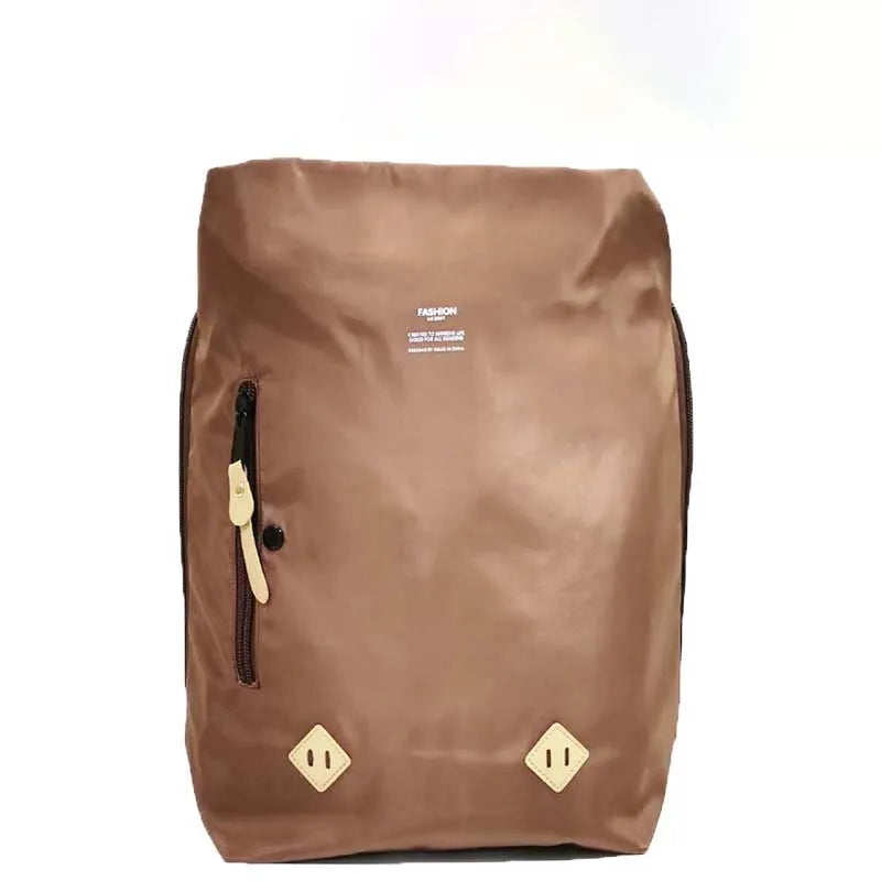 Nylon Fabric Backpack Dual Shoulder Bag for Tennis, Basketball, and Badminton with Built-In Racket Straps, Simple Travel Bags