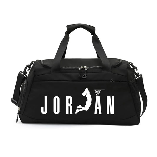 Dry Wet Separation Bags Basketball Yoga Sports Shoulder Handbags Waterproof Multifunctional Swimming  JOR Letter Printed Bag
