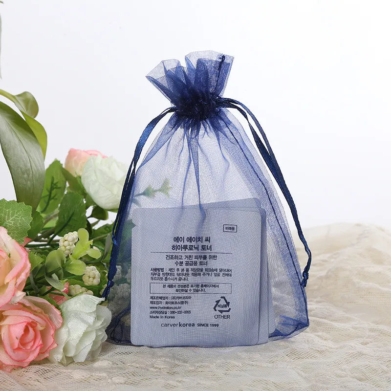 Wholesale Packaging Bags 10/50pcs Organza Gift Bags Wedding Party Decoration White Engagement Gift Bag Pouch 7x9 10x15cm 50%