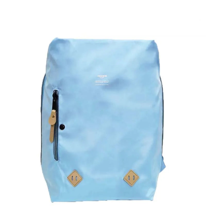 Nylon Fabric Backpack Dual Shoulder Bag for Tennis, Basketball, and Badminton with Built-In Racket Straps, Simple Travel Bags