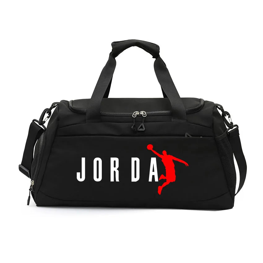 Dry Wet Separation Bags Basketball Yoga Sports Shoulder Handbags Waterproof Multifunctional Swimming  JOR Letter Printed Bag