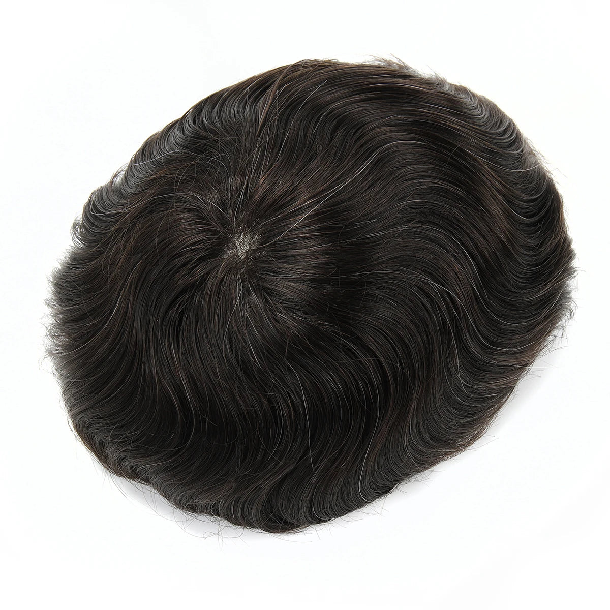 Beeos TJNG 6 inches 0.03-0.04mm Super Thin Skin Men Toupee Hair System Human Hair Protesis Capilar Hombre Pelo Humano
