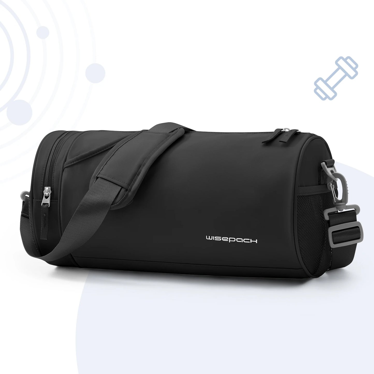 Women Men Gym Bag Sports Bag - Gym Bag with Wet Compartments for Travel, Sportsman Training Gym Bag,Travel Duffle Bag, Pool Bag