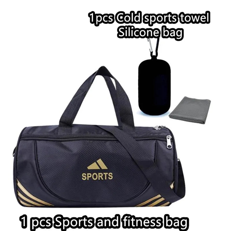 Waterproof Gym Bags men women Taekwondo Swimming Fitness Bag Large Capacity Portable Travel Bag 2025 NEW 1-2Pcs