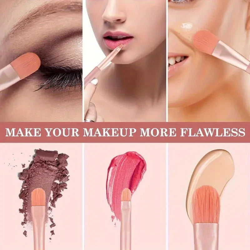 8-20Pcs Makeup Brush Set Portable Eyeshadow Foundation Blush Makeup Brush Kit Cosmetic Concealer Makeup Brushes Mini Beauty Tool