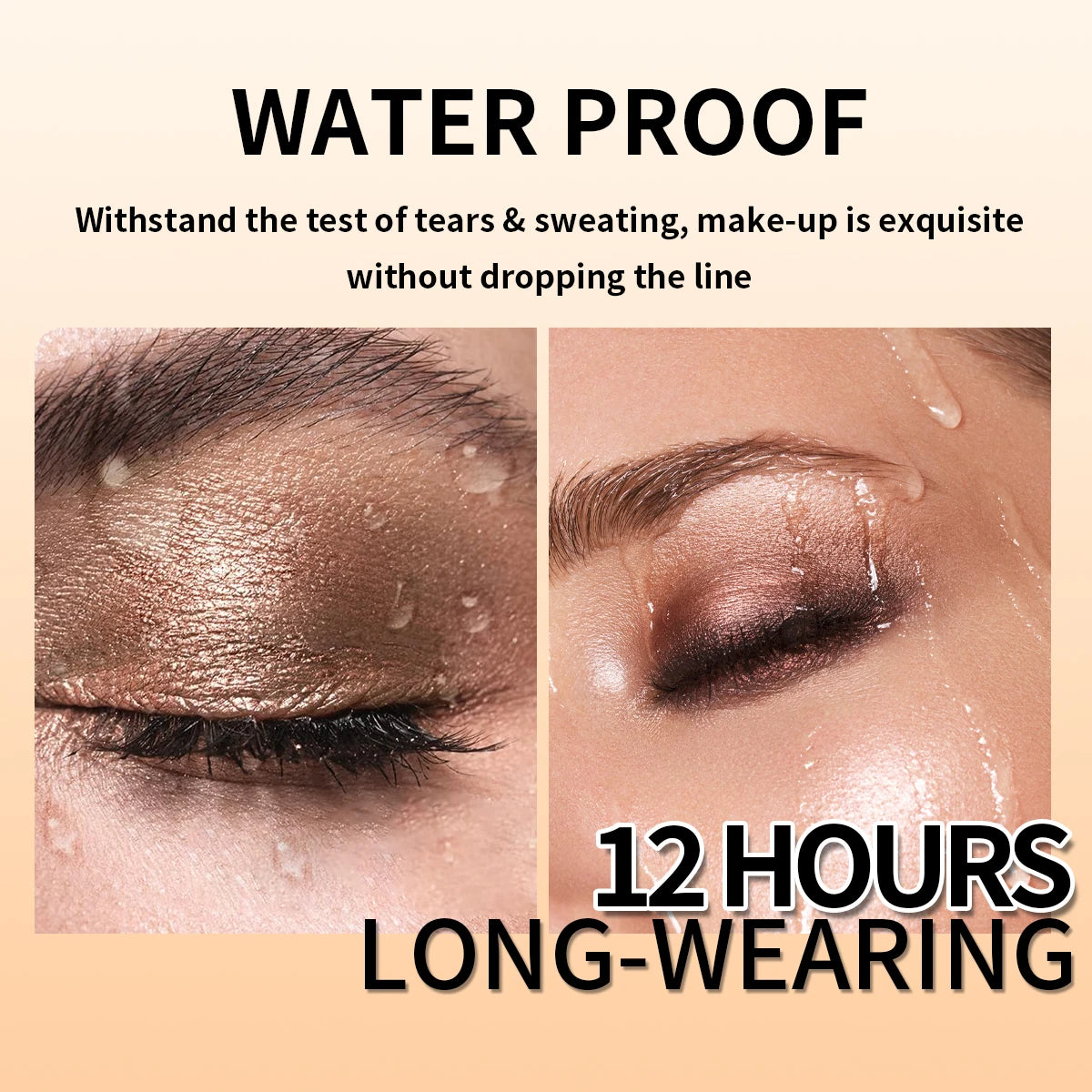 6pc Metallic Purple Green Blue Eyeshadow Pencil Glitter Silkworm Liner Pen Makeup Long Lasting Gold Cream Eye Shadow Stick