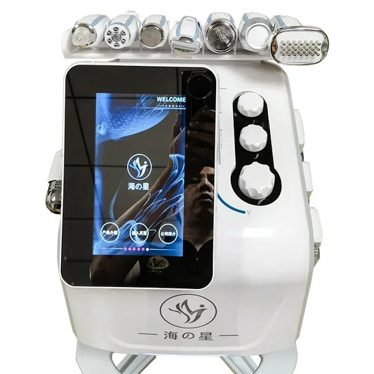 makeup sets Beauty Equipment H2O2 Jet Peel Oxygen Facial Gun for Wrinkle Removal Anti-Aging Improved Sagging Contours