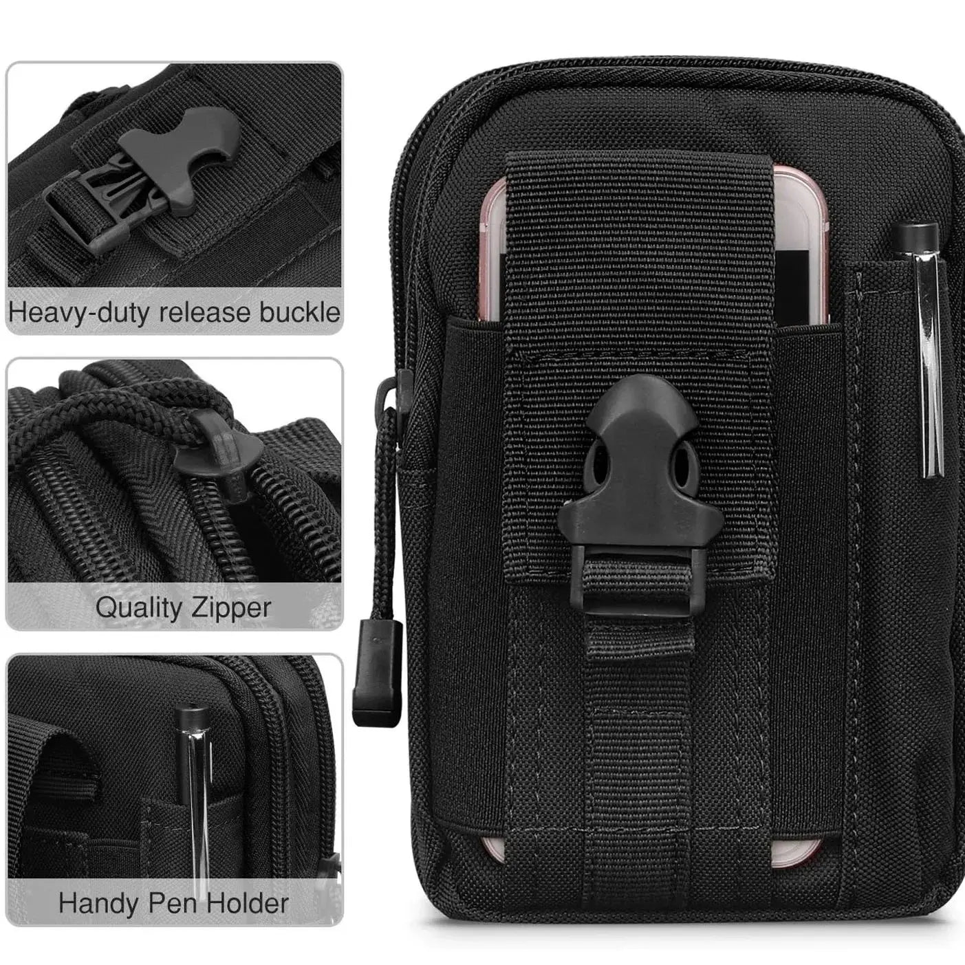 Magnetic Gym Phone Sling Bag for Men Women GYM Floor Organizer Sport Chest Crossbody Handle Pouch for Earphone Key Water Bottle