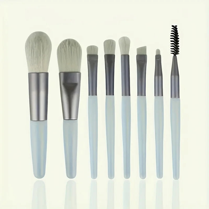 8/22/34Pcs Makeup Brush Set Portable Soft Eyeshadow Brushes Powder Foundation Brush Multipurpose Blending Cosmetic Beauty Tool