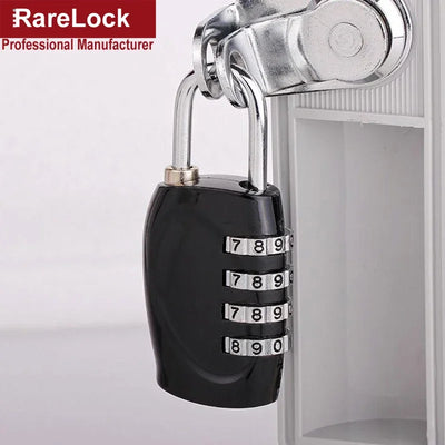 3 Code Password Lock Bags Partner Padlock for Gym Boxes Cabinet Handbag Backpack Rarelock MMS14 G
