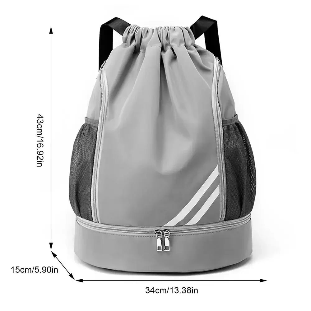 Basketball Training Bag Outdoor Mountaineering Backpack Leisure Travel Wet and Dry Separation Bundle Pocket Sport Bag Girl Gym