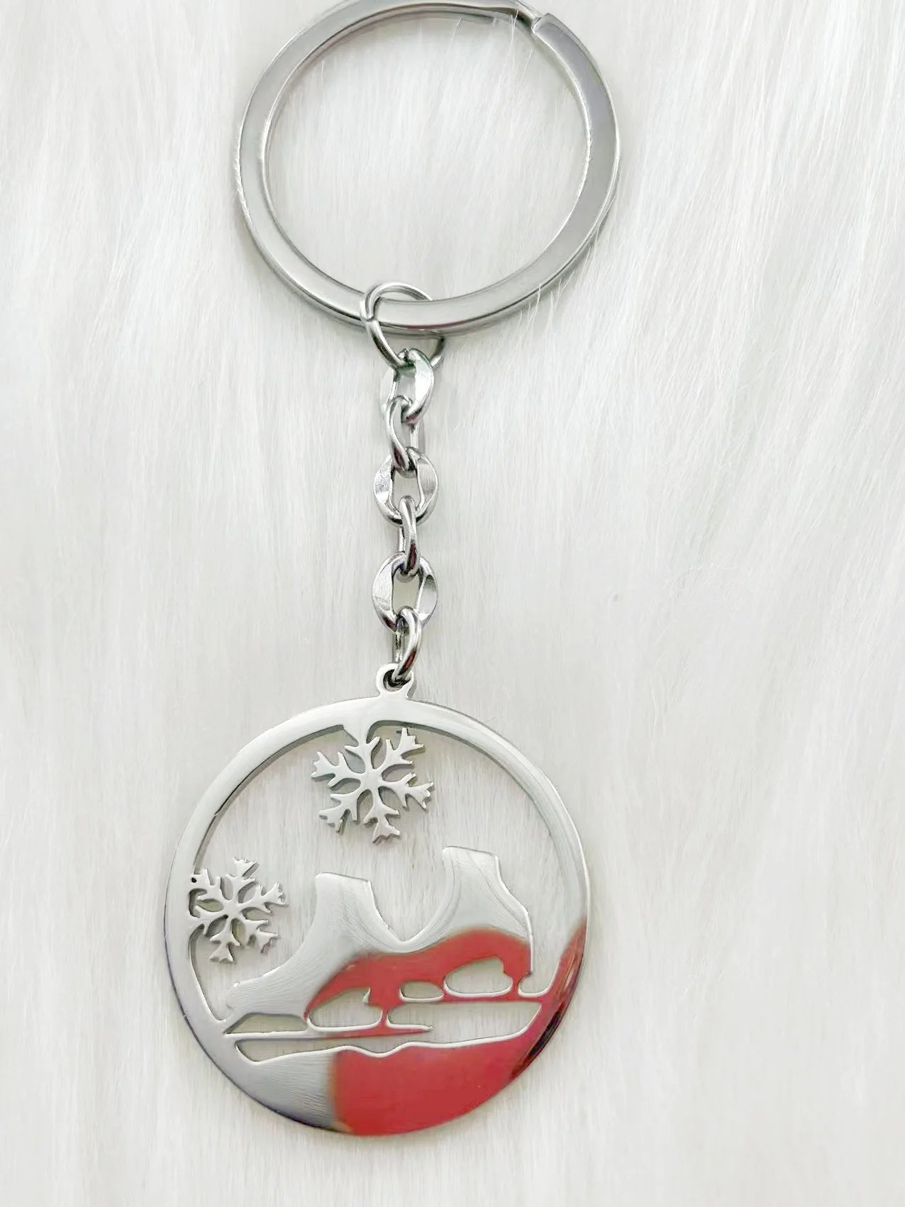 WOUWU New Mixed Christmas Keychain Cute Santa Claus Deer Pendant Keychain For Men Women New Year Party Gift