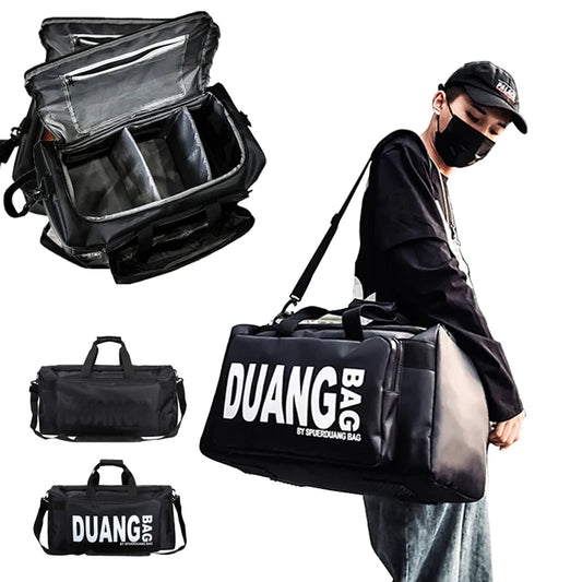 1pcs  Water Resistant Gym Bag Sports Travel Duffel Weekender Bag for Airplane Carry on Workout Overnight for Women & Men