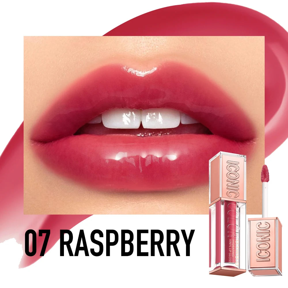 O.TWO.O Lip Gloss Lip Tint Glow Lightweight Hydrating Moisturizing Non-Sticky Long Lasting Plump Red High-shine Lip Glaze Makeup