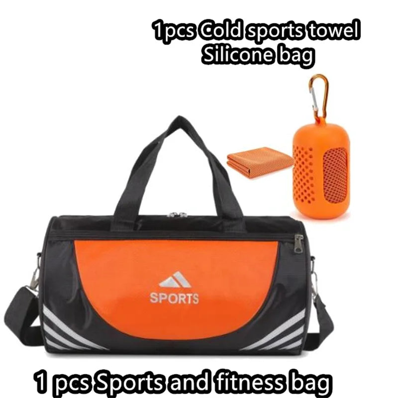 Waterproof Gym Bags men women Taekwondo Swimming Fitness Bag Large Capacity Portable Travel Bag 2025 NEW 1-2Pcs