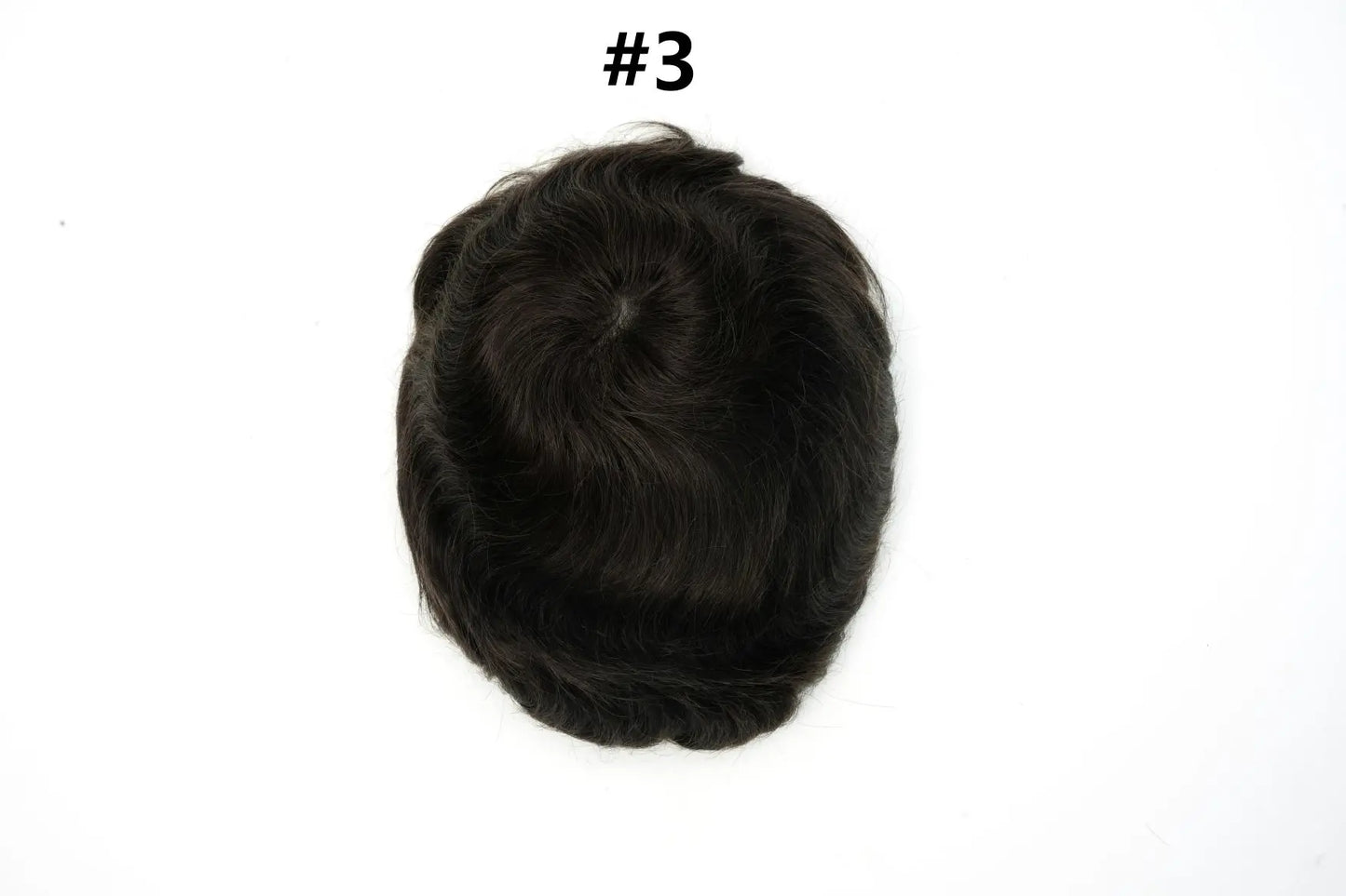 0.03mm Clearance Super Thin Skin Toupee V Loop  Men Toupee Capillary Prothesis Hair Piece For Men Hair Replacement System