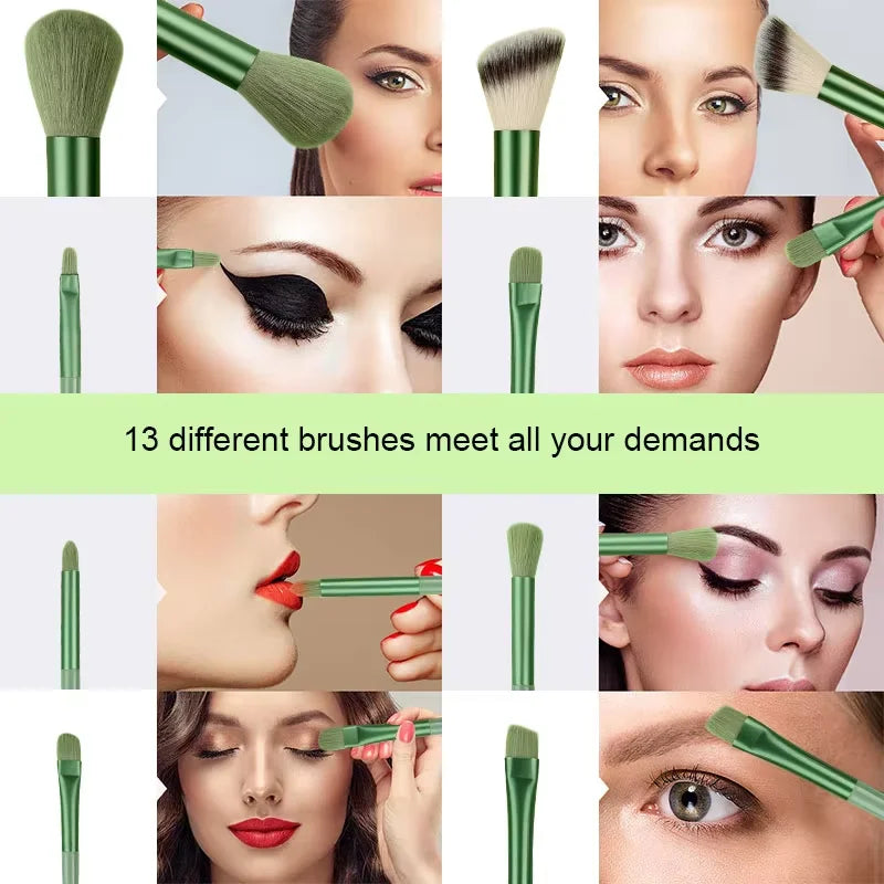 8/13/28Pcs Makeup Brushes Sets Professiona Cosmetic Foundation Powder Eyeshadow Kabuki Blending Make Up Brush Makeup Beauty Tool