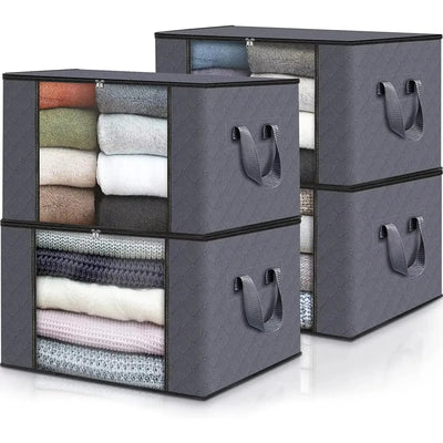 1/3pc Large Capacity Clothes Storage Bag Foldable Blanket Storage Bags Storage Containers for Organizing Bedroom Closet Clothing