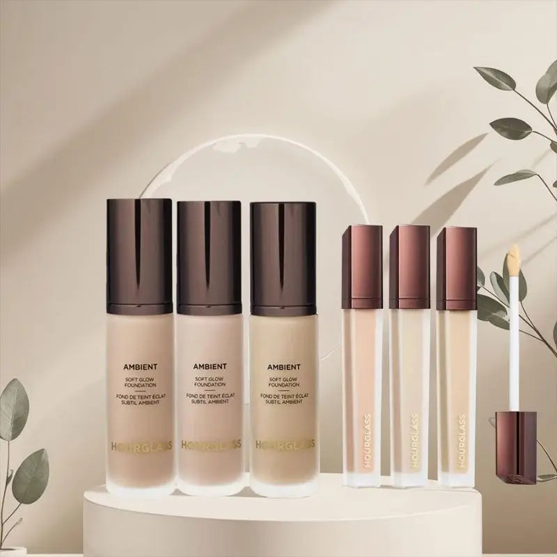 Natural Smooth High Concealing Liquid Foundation Moisturizing Ong-lasting Makeup Without Fading Foundation Traceless Concealer