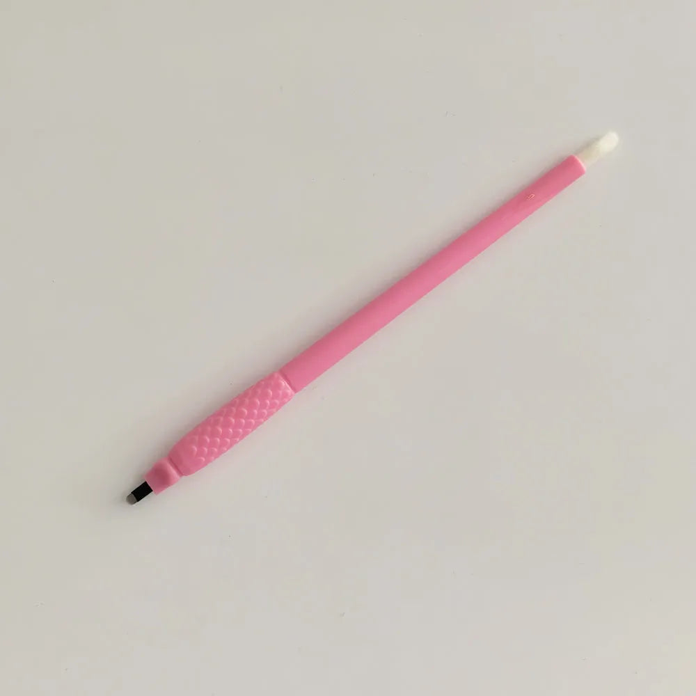 10Pcs 0.15mm 18U Disposable Microblading Tattoo Pen Permanent Makeup Eyebrow Manual Tattoo Pen