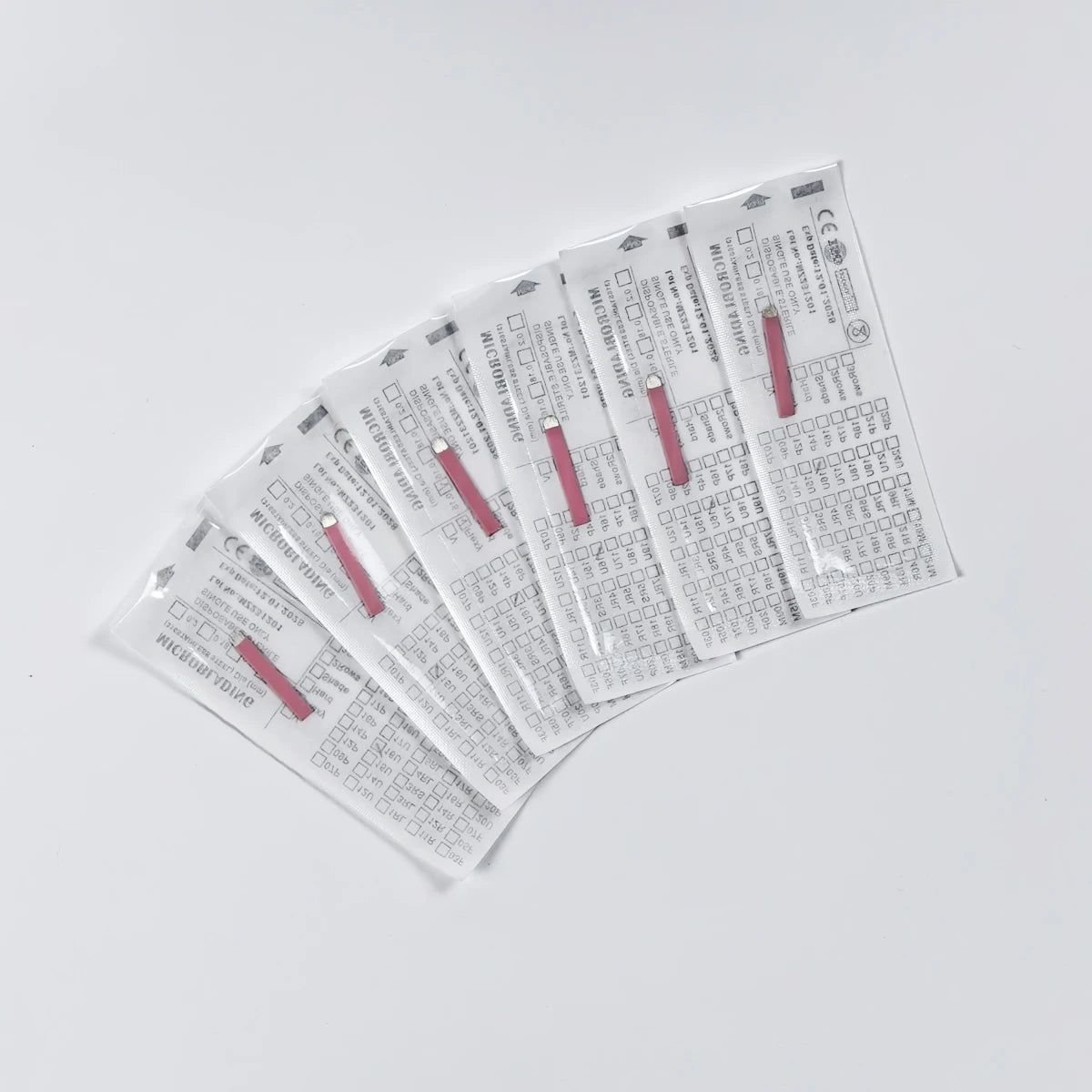 50pcs/Box 0.15mm Microblading Needles Permanent Makeup Eyebrow Tattoo Manual Nano Blades Needles