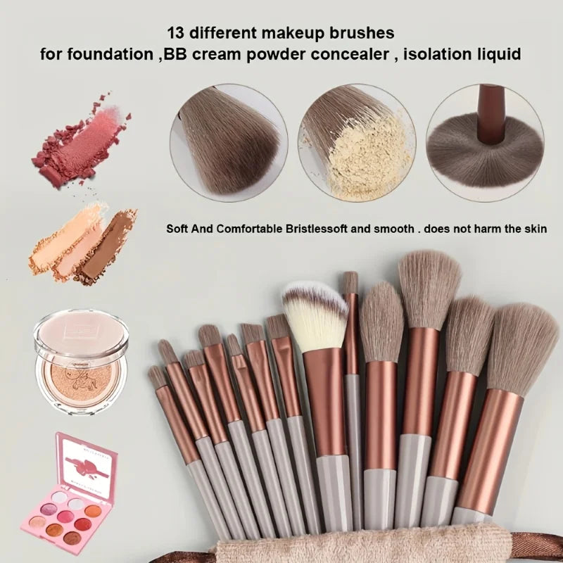 Professional Makeup Brush Set 8-33Pcs Soft Makeup Brushes Kit Cosmetic Foundation Powder Eyeshadow Kabuki Blending Beauty Tool
