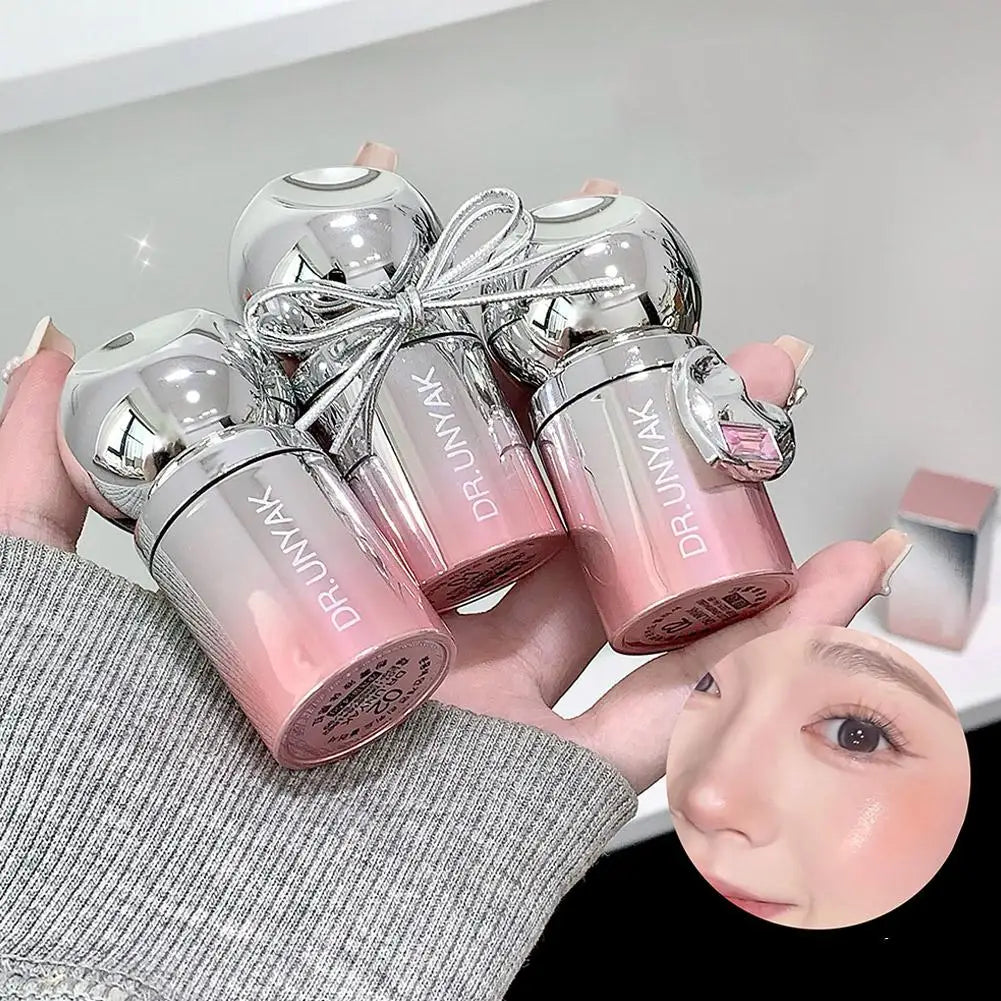 Liquid Blusher Peach Jelly Color Powder Natural Lasting Brighten facial Contour Blush Tint Makeup Cheek Face Blush Makeup