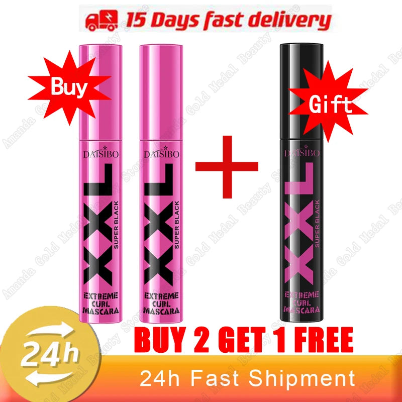 5D Mascara Eyelash Extension Volumizing Long-Wearing Smudge-Proof Thick Quick-drying Waterproof Black Mascara Eye Makeup New