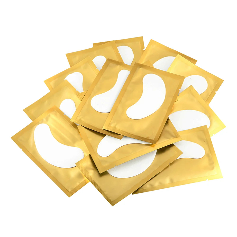 50Pairs/Lots Eye Patches Eyelash Extension Under Eye Pads Hydrogel Patches For Extension Padding For Eyelash Extension Makeup