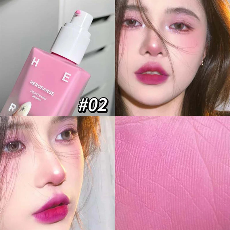 Melt Skin liquid blush monochrome matte Hold makeup Lift Color Korean young sister White Blush cream