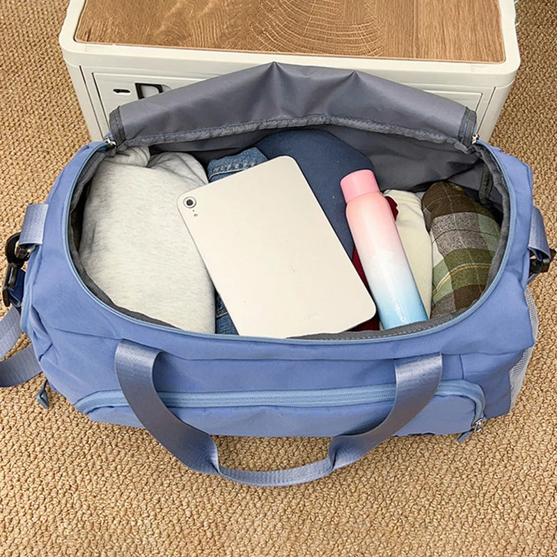 Sports Gym Bag Fitness Wet Dry Handbag Multifunctional Luggage Storage Packs For Female Outdoor Travel Bags with Shoe Pocket