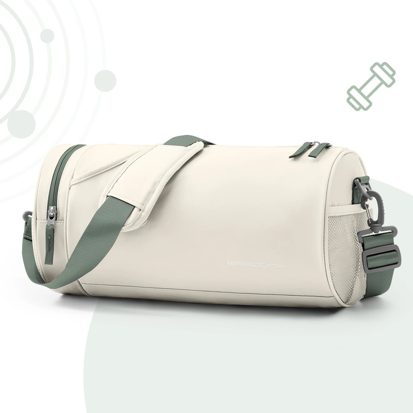 Women Men Gym Bag Sports Bag - Gym Bag with Wet Compartments for Travel, Sportsman Training Gym Bag,Travel Duffle Bag, Pool Bag