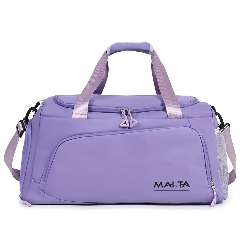 Sports Gym Bag Fitness Wet Dry Handbag Multifunctional Luggage Storage Packs For Female Outdoor Travel Bags with Shoe Pocket