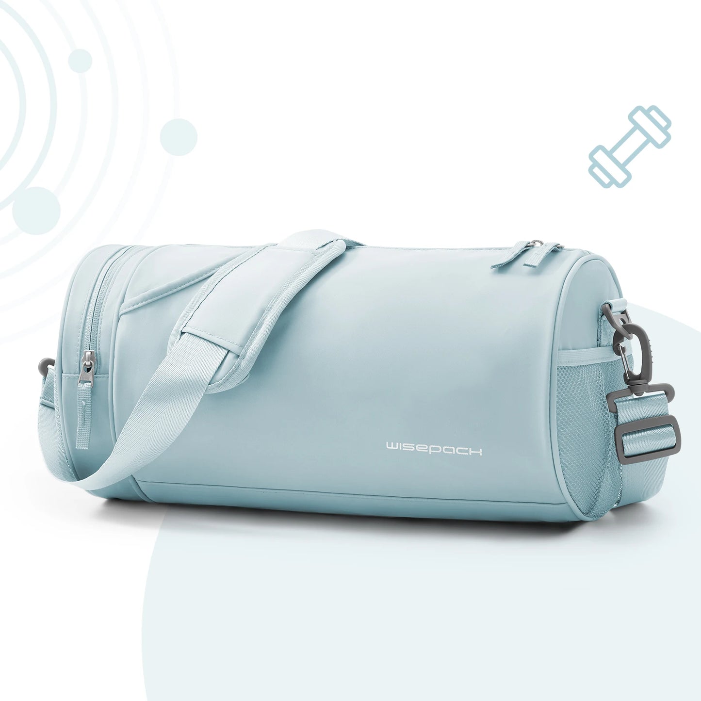 Women Men Gym Bag Sports Bag - Gym Bag with Wet Compartments for Travel, Sportsman Training Gym Bag,Travel Duffle Bag, Pool Bag