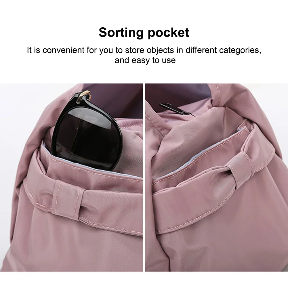 Women Sports Gym Bag Travel Dry Wet Bag Handbag Multiple Compartments Swimming Shoulder Messenger Weekend Fitness Training Bag