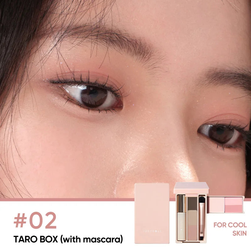 Mini Makeup Palette: Eyeshadow Palette, All-in-One Palette, For Travel, Commuting and Daily Light Makeup