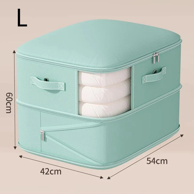 Self Compression Comforter Storage Bag Ultra Space Saving Compression Large Capacity Storage Bags for Bedding Duvet Down Jacket