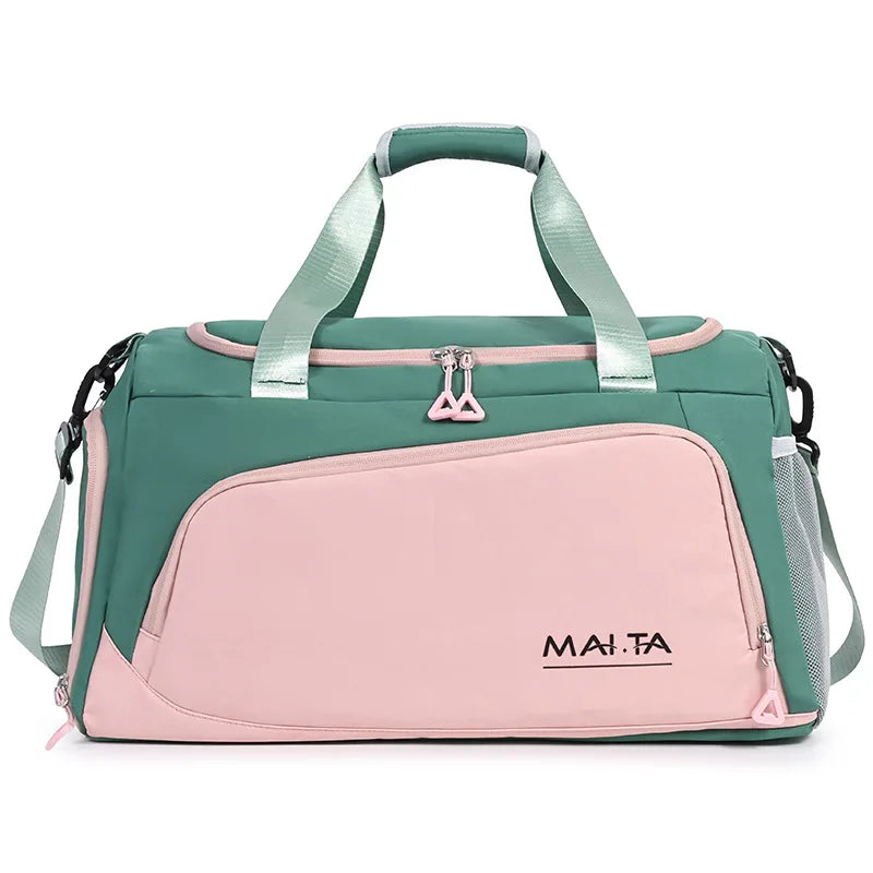 Sports Gym Bag Fitness Wet Dry Handbag Multifunctional Luggage Storage Packs For Female Outdoor Travel Bags with Shoe Pocket