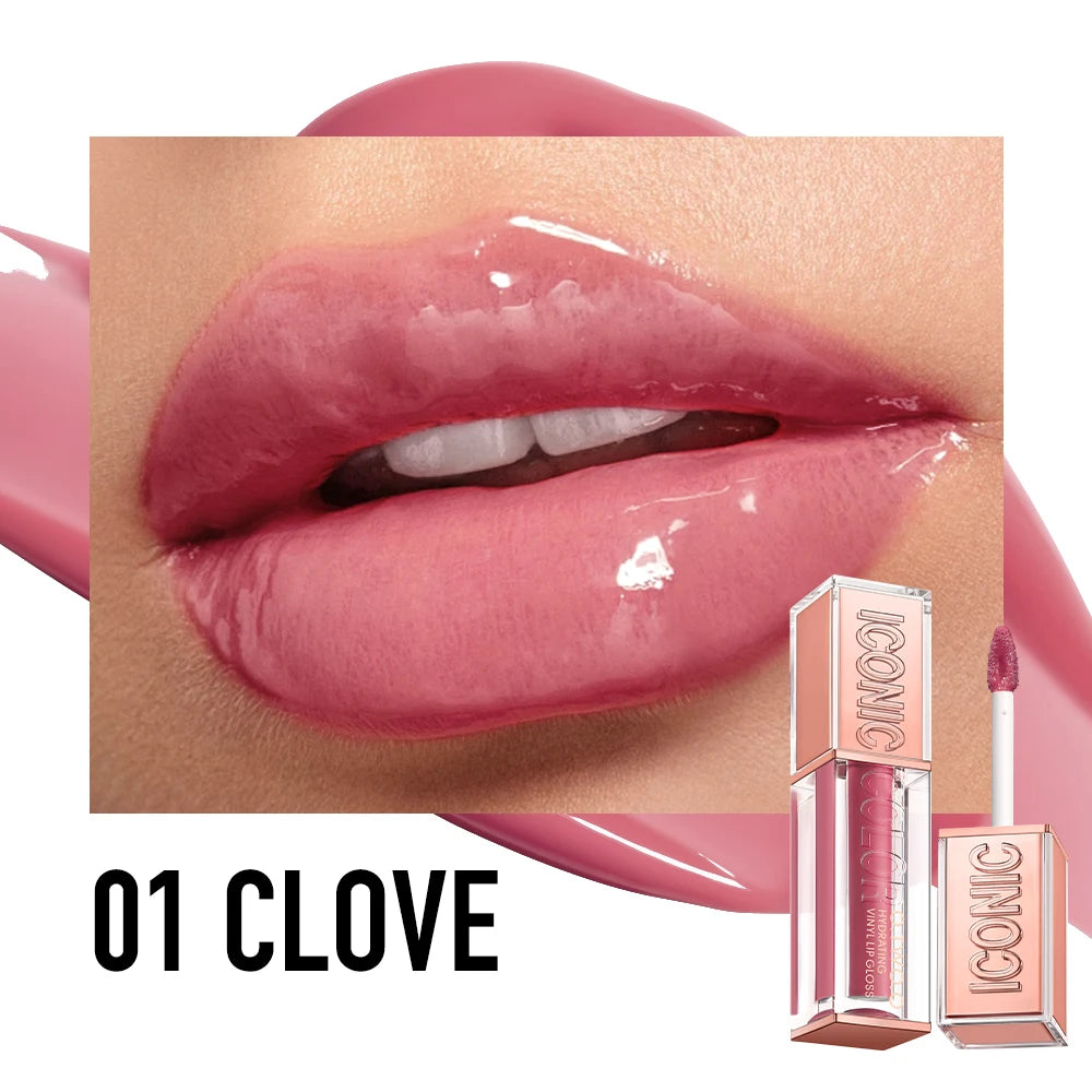 O.TWO.O Lip Gloss Lip Tint Glow Lightweight Hydrating Moisturizing Non-Sticky Long Lasting Plump Red High-shine Lip Glaze Makeup