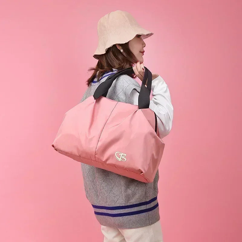 Large Capacity Yoga Bag dry wet separation Women Swimming Sports Gym Bag Multifunction Hand Travel Short distance travel bag